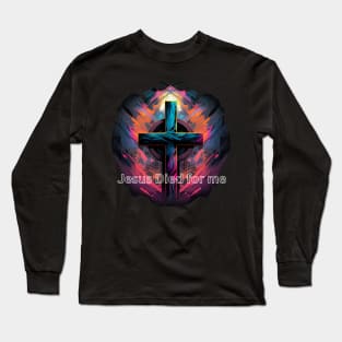 Jesus Died for Me John 3:16 V7 Long Sleeve T-Shirt